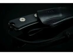 ANV P200-PLAIN EDGE, LEATHER SHEATH BLACK N690 -Kershaw Sale anv p200 plain edge leather sheath black 28629