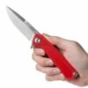 ANV Z100-LINER LOCK, PLAIN EDGE, G10 N690 RED -Kershaw Sale anv z100 liner lock plain edge g10 n690 red 12370
