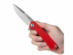 ANV Z100-LINER LOCK, PLAIN EDGE, G10 N690 RED