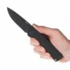 ANV Z200-LINER LOCK, BLACK PLAIN EDGE, G10 BLACK -Kershaw Sale anv z200 liner lock black plain edge g10 black 12375