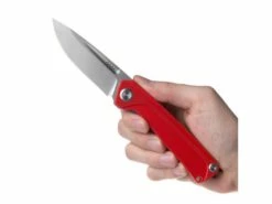 ANV Z200-LINER LOCK, PLAIN EDGE, G10 RED
