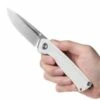 ANV Z200-LINER LOCK, PLAIN EDGE, G10 WHITE -Kershaw Sale anv z200 liner lock plain edge g10 white 12374