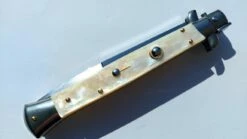 Beltrame Stiletto Real Mother Pearl Bajonet Large 19 Beltrame Stiletto Real Mother Pearl Bajonet Large -Kershaw Sale beltrame stiletto real mother pearl bajonet large 28529