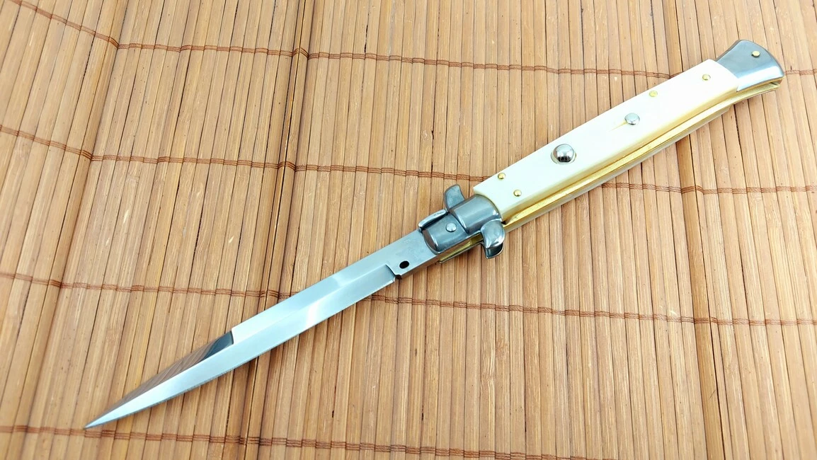 Beltrame Stiletto Real Mother Pearl Bajonet Large 4 Beltrame Stiletto Real Mother Pearl Bajonet Large - Image 2