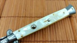 Beltrame Stiletto Real Mother Pearl Bajonet Large 17 Beltrame Stiletto Real Mother Pearl Bajonet Large -Kershaw Sale beltrame stiletto real mother pearl bajonet large 28829