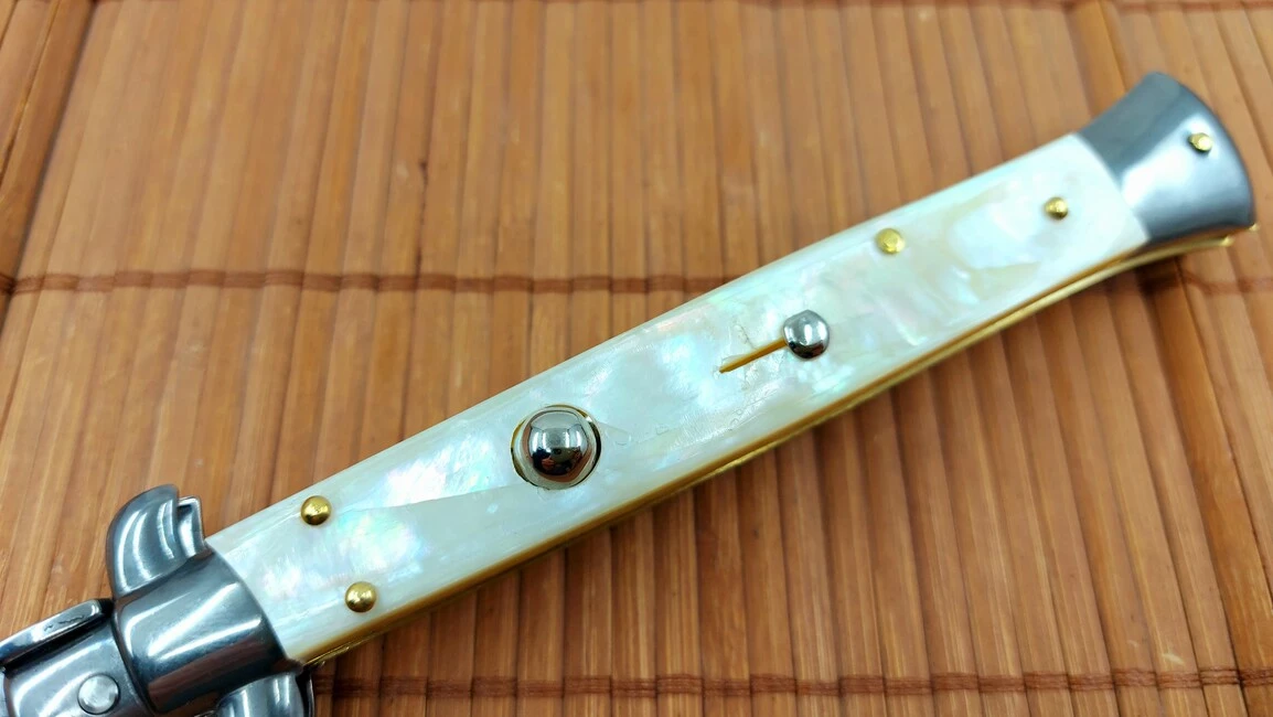 Beltrame Stiletto Real Mother Pearl Bajonet Large 9 Beltrame Stiletto Real Mother Pearl Bajonet Large - Image 7