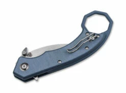 Böker Plus HEL Karambit Blue/Grey 01BO516 -Kershaw Sale boker plus hel karambit bluegrey 01bo516 28229