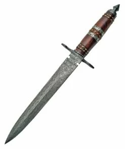 Damascus Dagger Rosewood