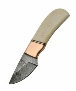 Kershaw Sale 53 Damascus Fixed Blade Copper
