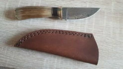 Damascus Skinner Stag -Kershaw Sale damascus skinner stag 1 1