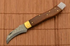 Exclusive Mushroom Knife Damascus Handmade 2 -Kershaw Sale exkluziv damaszk gombasz kes kezzel keszitett 2 28129