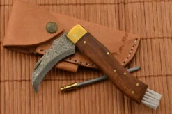 Exclusive Mushroom Knife Damascus Handmade 2 -Kershaw Sale exkluziv damaszk gombasz kes kezzel keszitett 2 28629