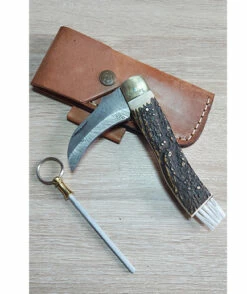 Exclusive Mushroom Knife Damascus 2DRRSSJP