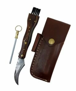 Mushroom Knife Damascus Handmade