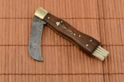 Exclusive Mushroom Knife Damascus Handmade -Kershaw Sale hubarsky noz damaskovy rucne robeny so zastitou 20