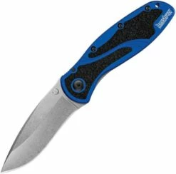 Kershaw Blur Linerlock A/O Navy Blue KS1670NBSW -Kershaw Sale kershaw blur linerlock ao navy blue ks1670nbsw 1