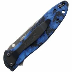 Kershaw Leek A/O Digital Blue BW KS1660DBLU -Kershaw Sale kershaw leek ao digital blue bw ks1660dblu