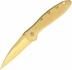 Kershaw Leek A/O Gold KS1660G -Kershaw Sale kershaw leek ao gold ks1660g 1