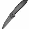 Kershaw Leek Framelock A/O Blackwash KS1660BLKW -Kershaw Sale kershaw leek blackwash 2641