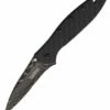 Kershaw Leek Linerlock A/O Damascus KS1660CFDAM -Kershaw Sale kershaw leek linerlock ao cf damascus ks1660cfdam 11866