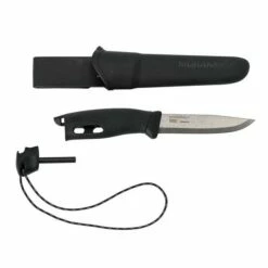 Mora Swedish FireKnife - Black -Kershaw Sale mora companion spark black 1