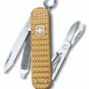 Swiss Army Knife - Victorinox Classic SD Precious Alox Brass Gold 2 Swiss Army Knife - Victorinox Classic SD Precious Alox Brass Gold -Kershaw Sale noze victorinox noz victorinox classic sd precious alox brass gold 11436