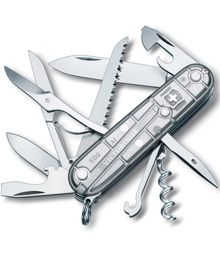 Swiss Army Knife - Victorinox Huntsman SilverTech 1.3713.T7 3 Swiss Army Knife - Victorinox Huntsman SilverTech 1.3713.T7
