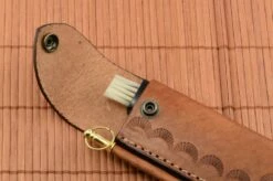 Exclusive Mushroom Knife Damascus With Buffalo Horn Handmade -Kershaw Sale pudzro pre hubarsky noz