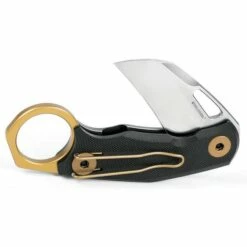 Real Steel Shade Framelock Black/Gold RS7913 -Kershaw Sale real steel shade framelock blackgold rs7913 28329