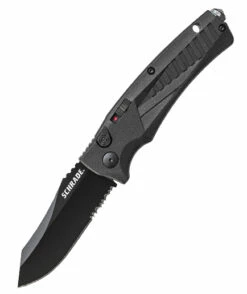 Schrade Push Button Lock Black SCH90BS