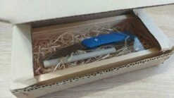 Set Swiza D02 Blue Sharpener Box A Engraving -Kershaw Sale set swiza d02