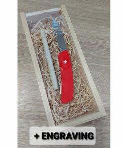 Set Swiza D02 Red Sharpener Box A Engraving