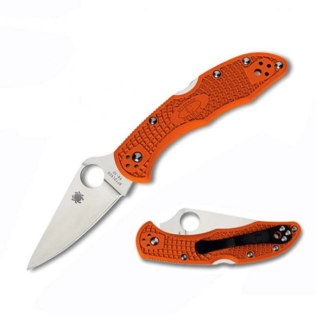 Spyderco Delica Flat Ground. C11FPOR 5 Spyderco Delica Flat Ground. C11FPOR - Image 3