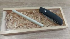 Set Swiza D02 Black Sharpener Box A Engraving -Kershaw Sale swiza black d02 kni.0020.1010 1 1