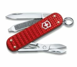 Swiss Army Knife - Victorinox Classic SD Precious Alox Iconic Red -Kershaw Sale victorinox classic classic sd precious alox iconic red 28129