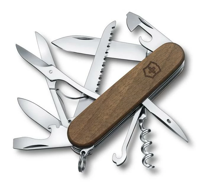 Swiss Army Knife - Victorinox Huntsman Wood 1.3711.63 4 Swiss Army Knife - Victorinox Huntsman Wood 1.3711.63 - Image 2